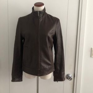 Banana Republic Brown leather Jacket